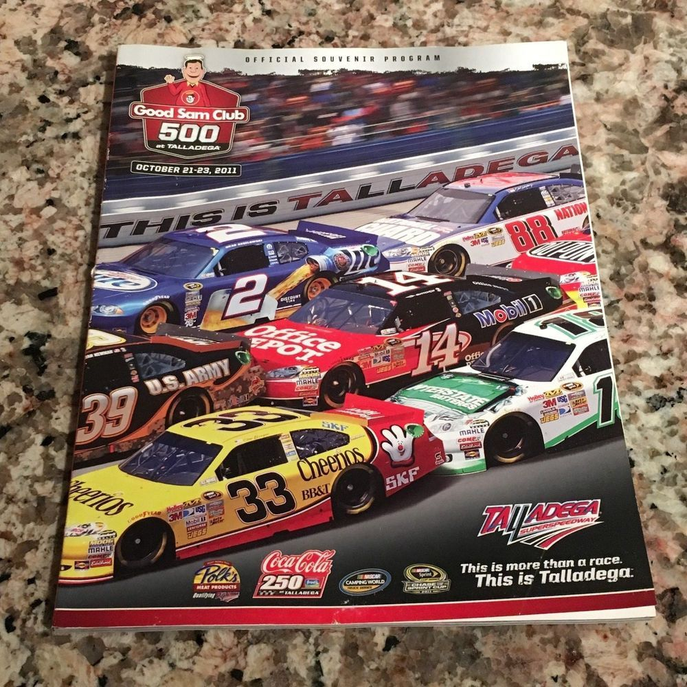 Details About Talladega Superspeedway October 2011 Good Sam throughout sizing 1000 X 1000