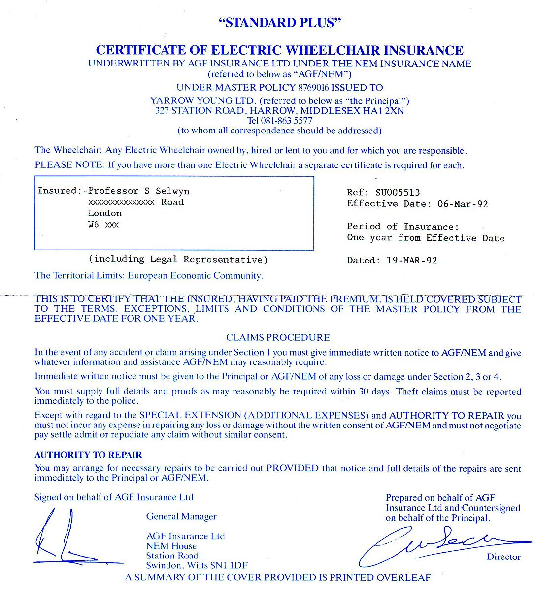 Difference Between Certificate Holder And Additional Insured pertaining to sizing 1084 X 1200