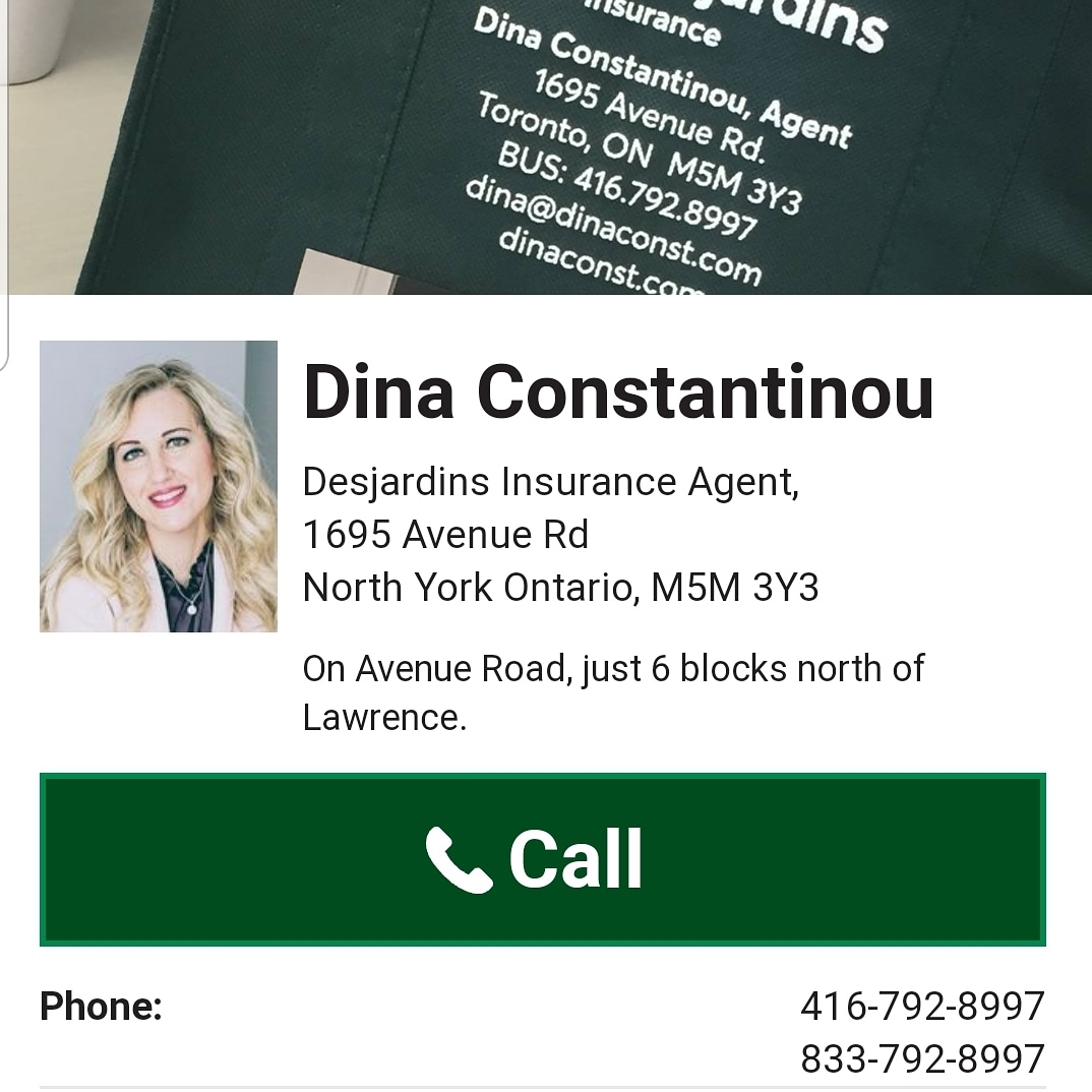 Dina Constantinou Desjardins Insurance Agent On Twitter throughout sizing 1074 X 1074