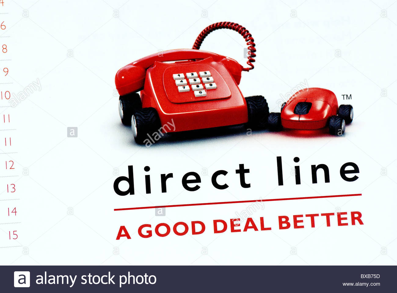 Direct Line Insurance Promotional Material Stock Photo in proportions 1300 X 960