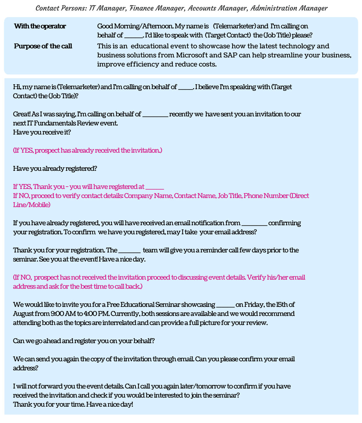 Dont Waste A Moment See Sample Cold Calling Scripts With with regard to measurements 1200 X 1400