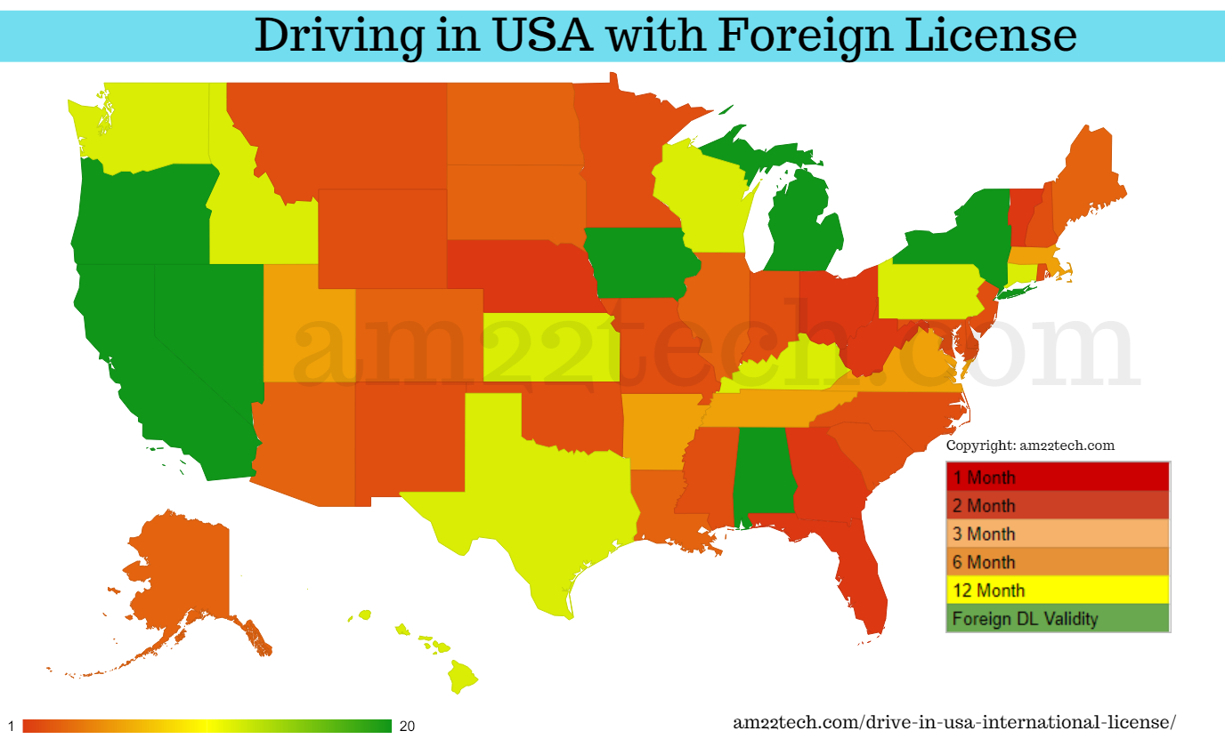 Drive On International License In Usa Some States Allow 6 regarding size 1376 X 840
