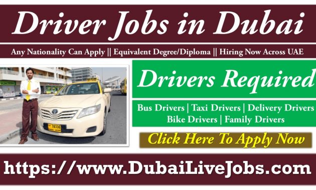 Driver Jobs In Dubai Abu Dhabi Sharjah And Across Uae May intended for proportions 1280 X 720