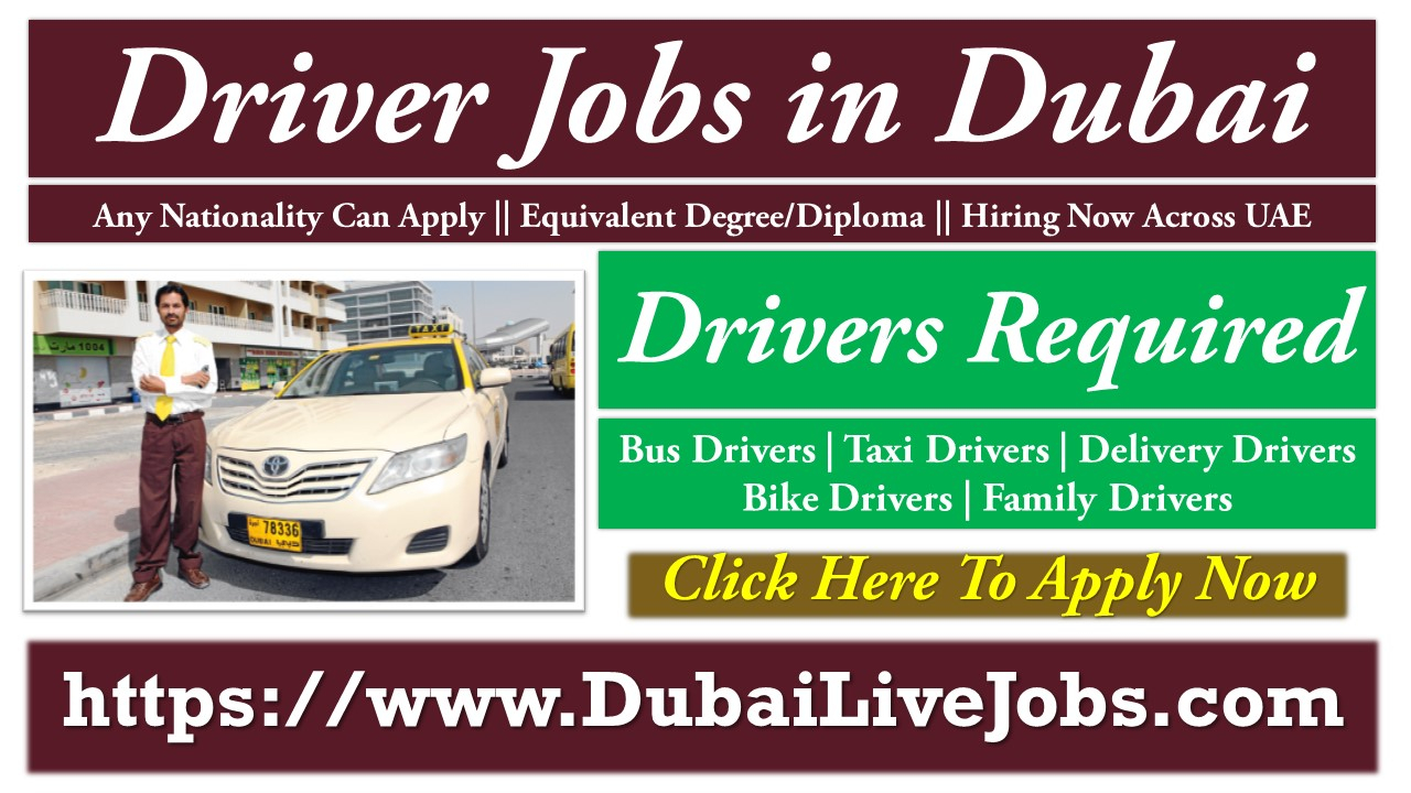 Driver Jobs In Dubai Abu Dhabi Sharjah And Across Uae May intended for proportions 1280 X 720