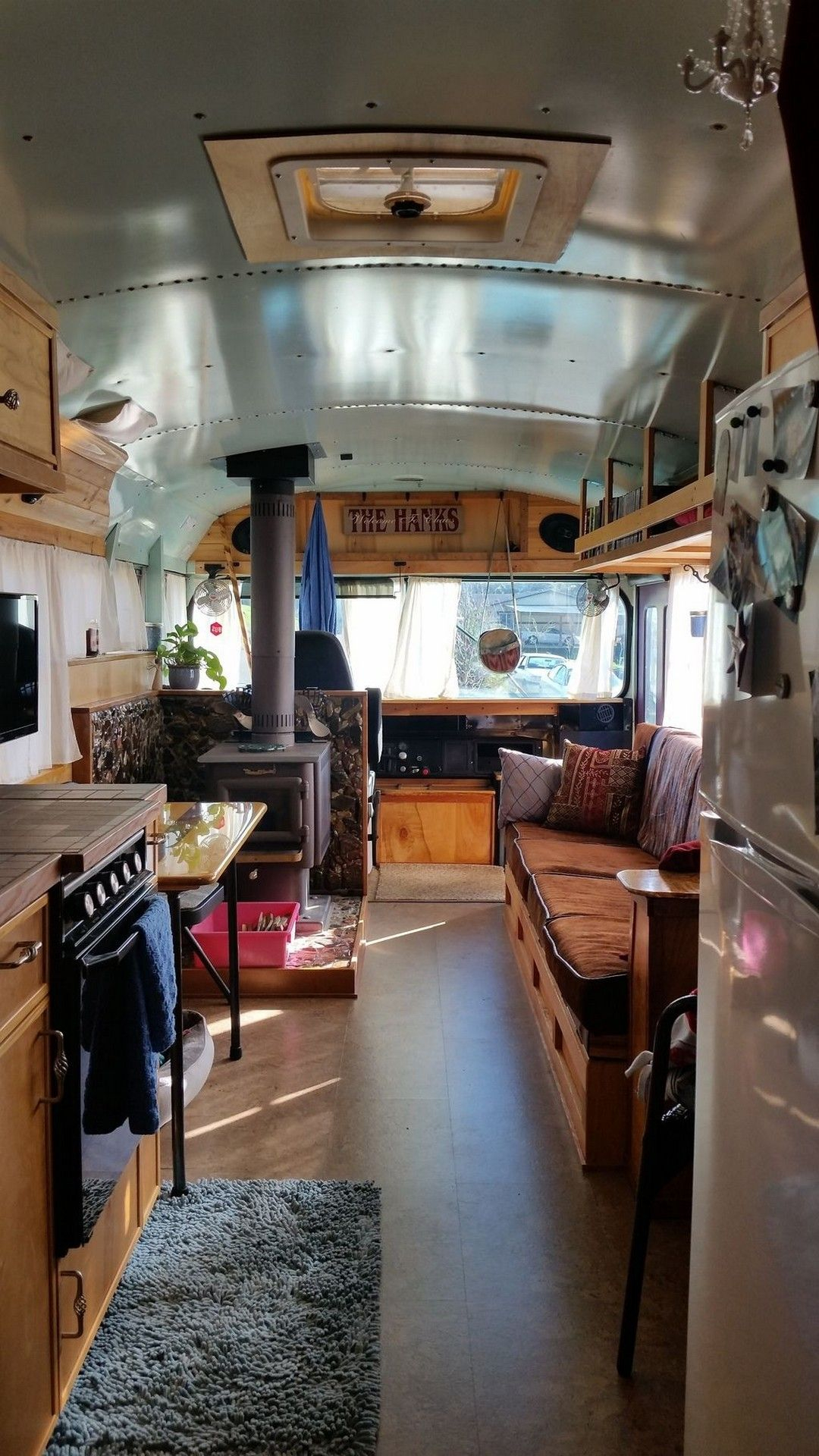 Easy Way Bus Conversion To Big Rv Camper Family School Bus inside sizing 1080 X 1920