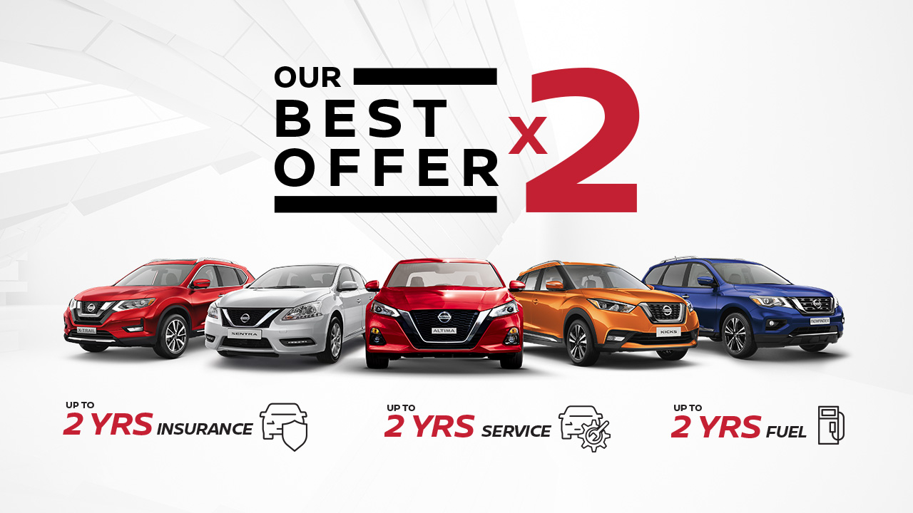 Enjoy Double The Benefits With Nissan Our Best Offer X 2 inside dimensions 1280 X 720
