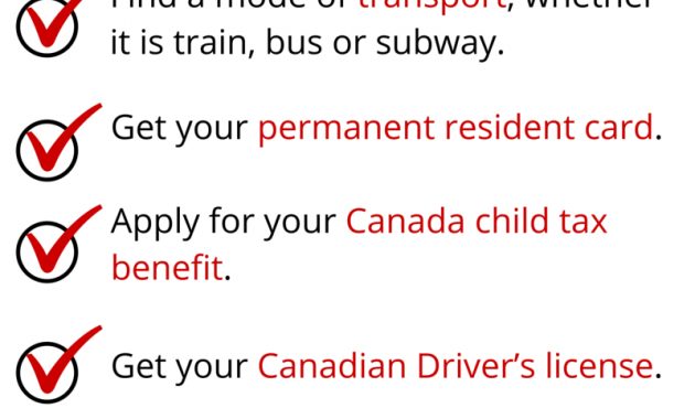 Essential Checklist Of Things To Do On Arrival To Canada intended for sizing 800 X 2000