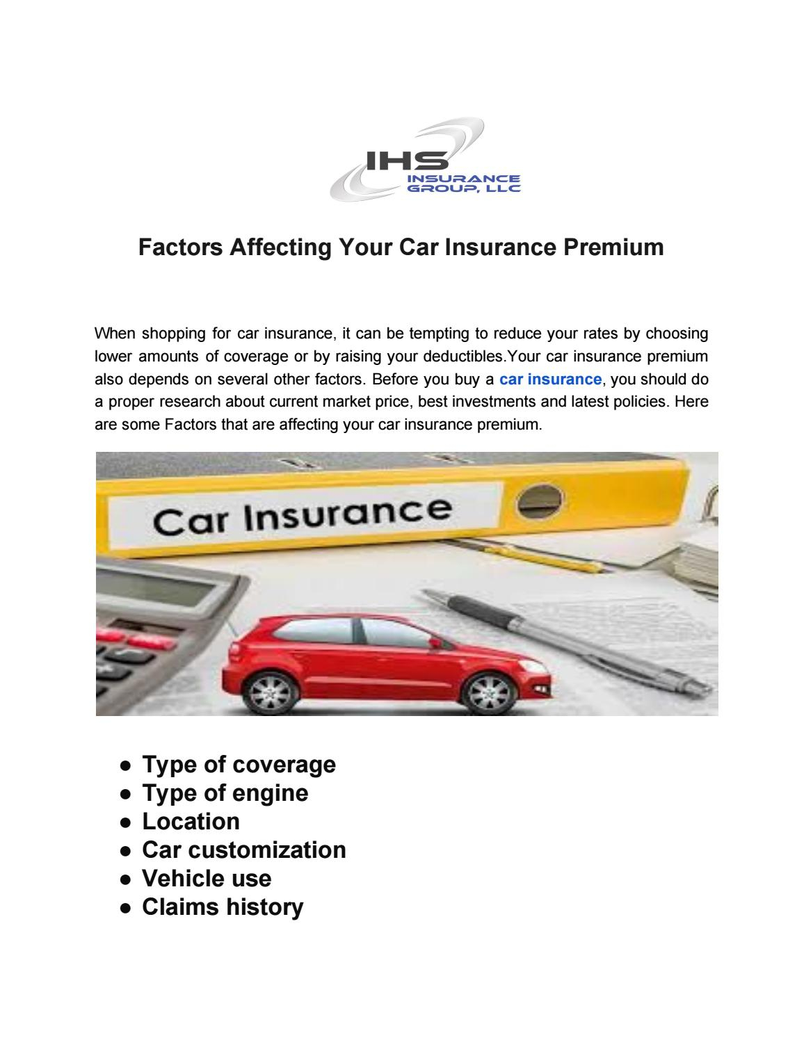 Factors Affecting Your Car Insurance Premium Ihs intended for measurements 1156 X 1496