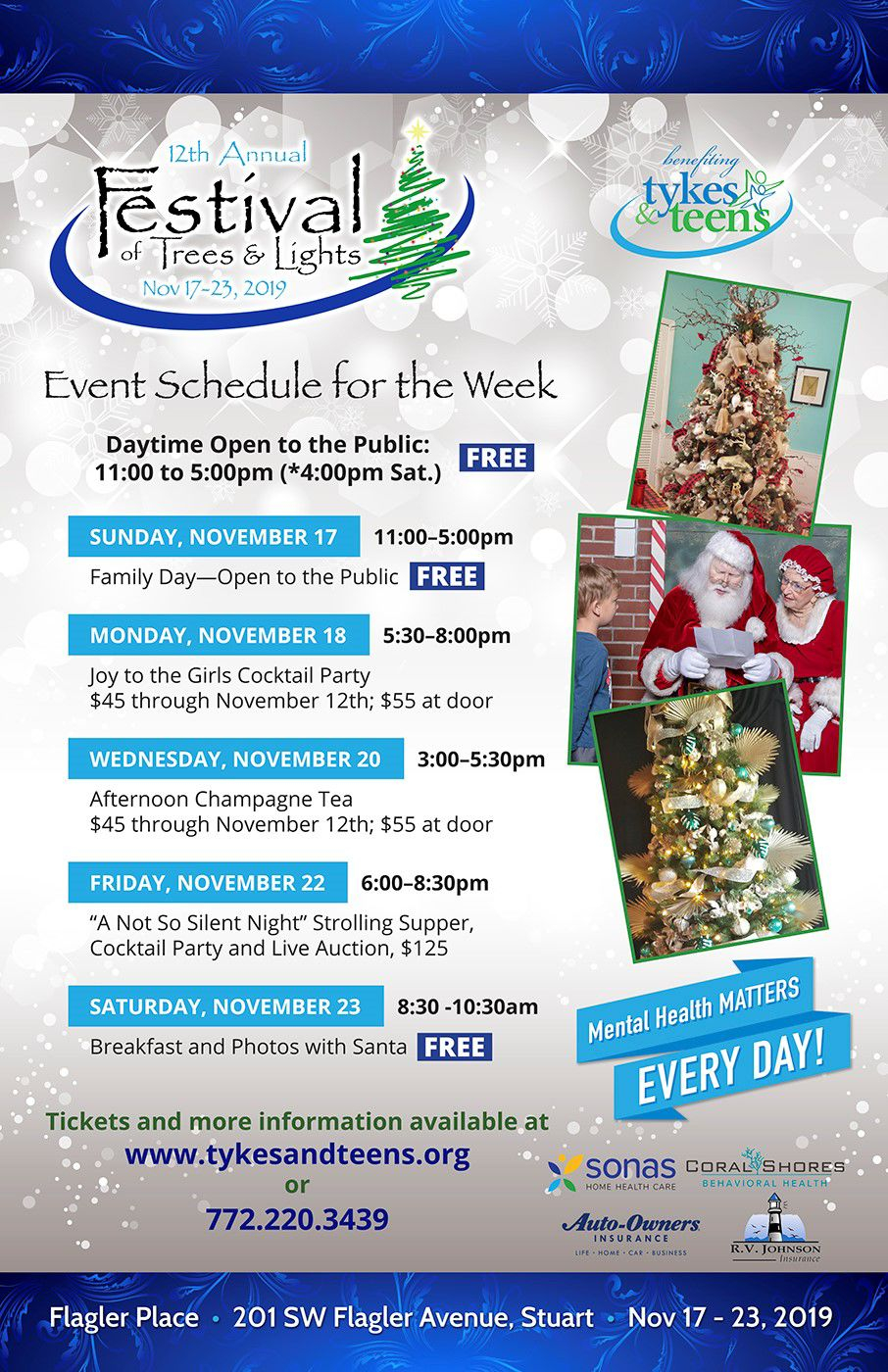 Festival Of Trees Lights Begins November 17th In Downtown for measurements 906 X 1400