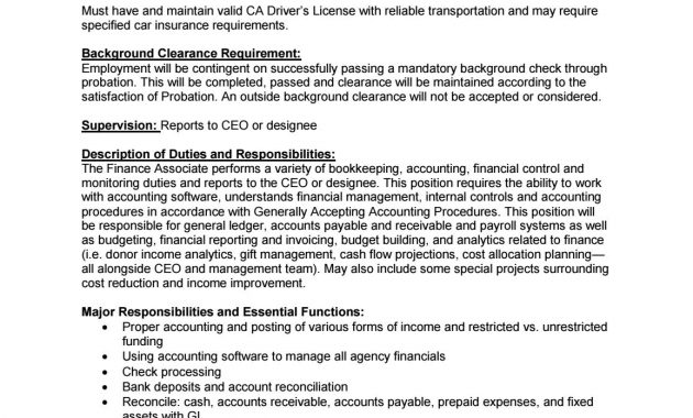 Financeassociate Pt Job Description Focus Foward Issuu with size 1156 X 1496