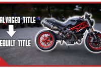 From Salvaged To Rebuilt Motorcycle Title Wrecked Bike Rebuild Ep 16 Ducati Monster 1100 pertaining to sizing 1280 X 720