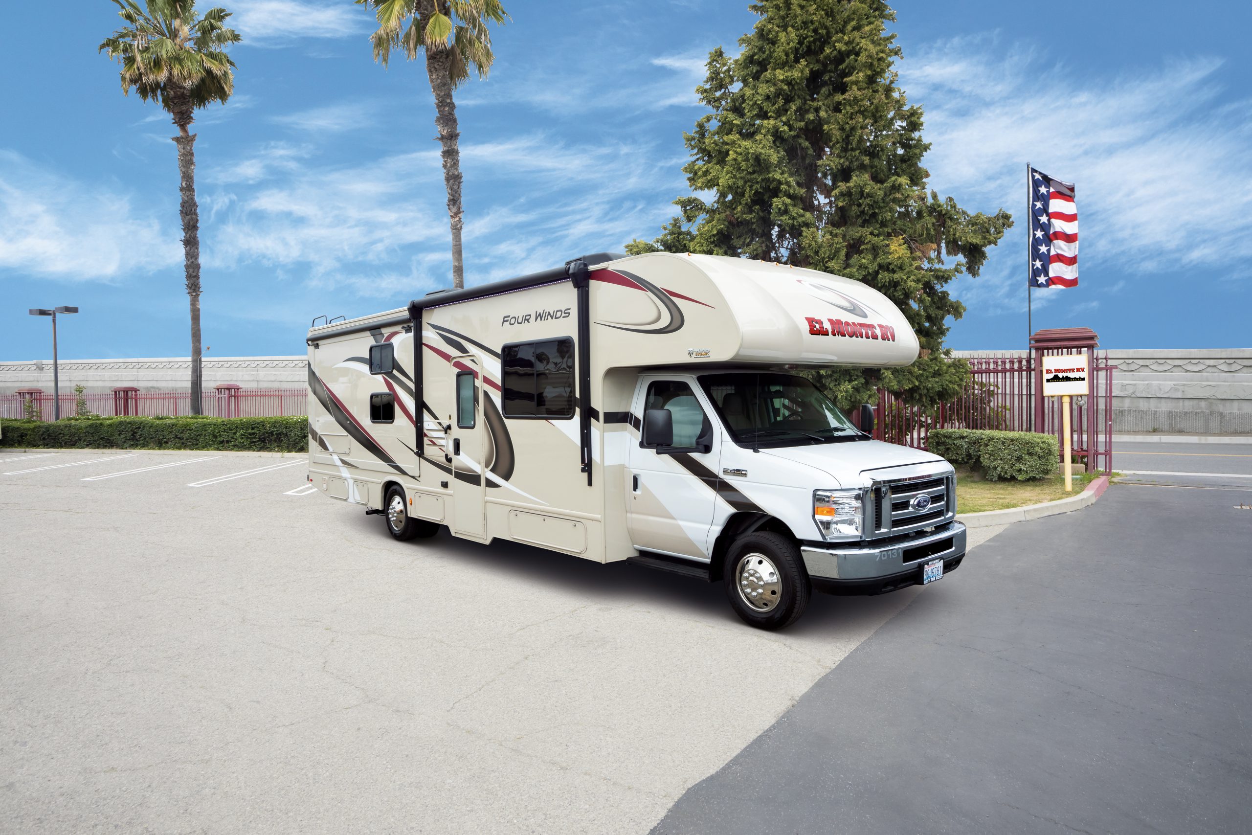 Fs31 Class C Motorhome Slide Out Motorhome Rental California intended for proportions 5040 X 3360