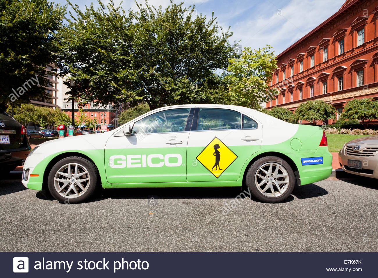 Geico Insurance Company Car Washington Dc Usa Stock Photo intended for size 1300 X 956