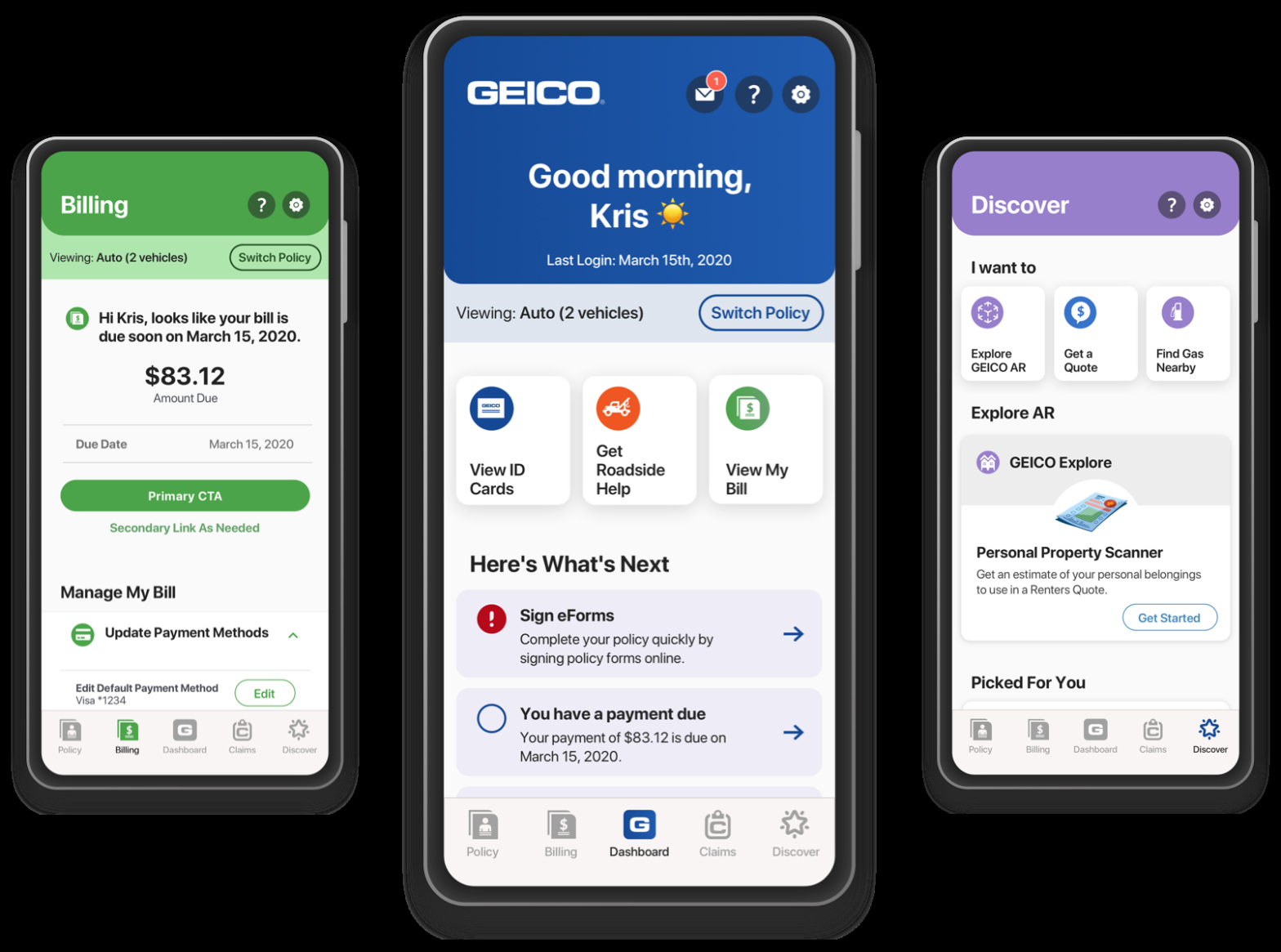 Geicos Award Winning Mobile App Puts Help At Your pertaining to sizing 1568 X 1165