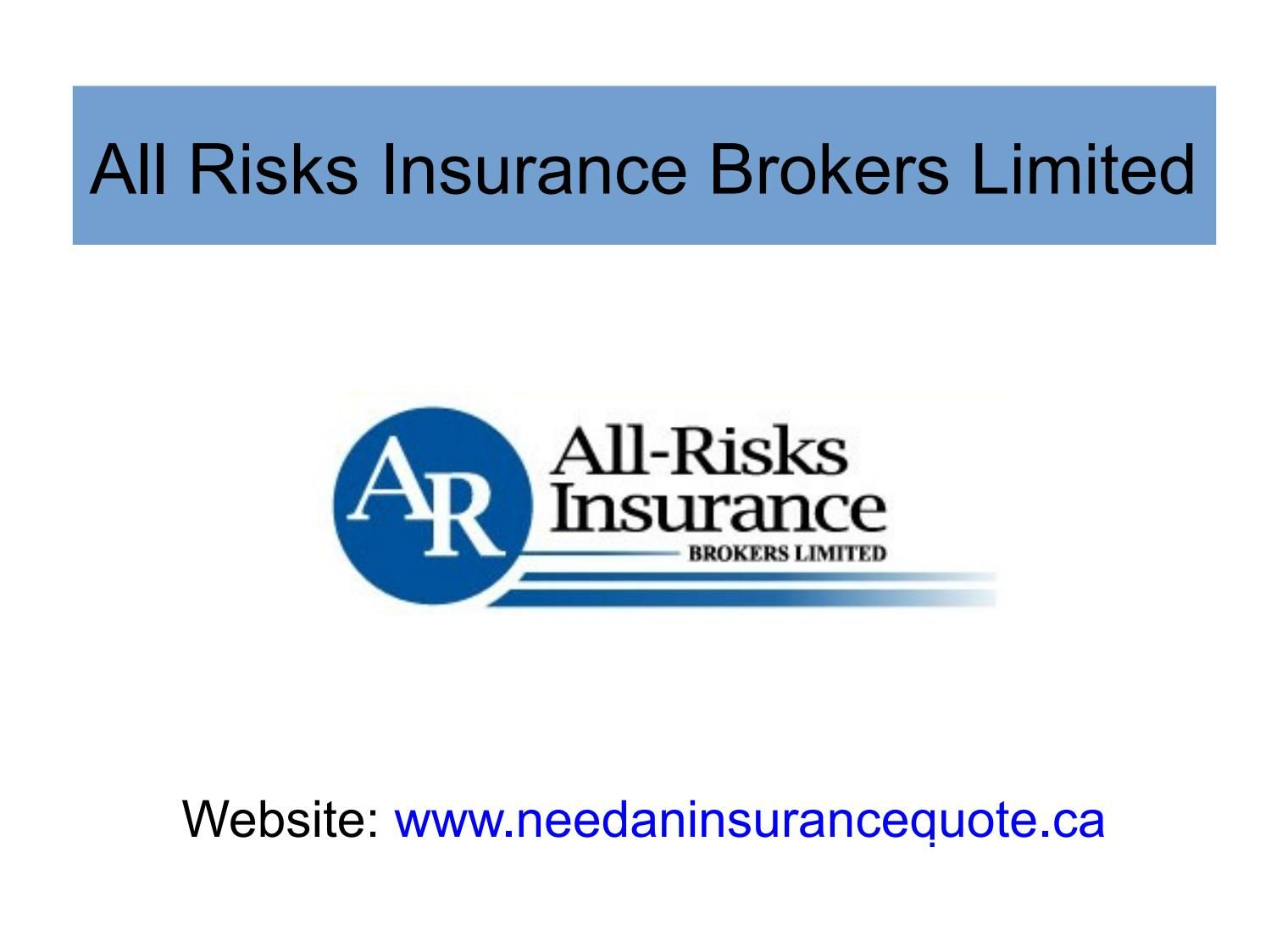 Get High Risk Auto Insurance Policy From All Risks Insurance regarding size 1500 X 1124