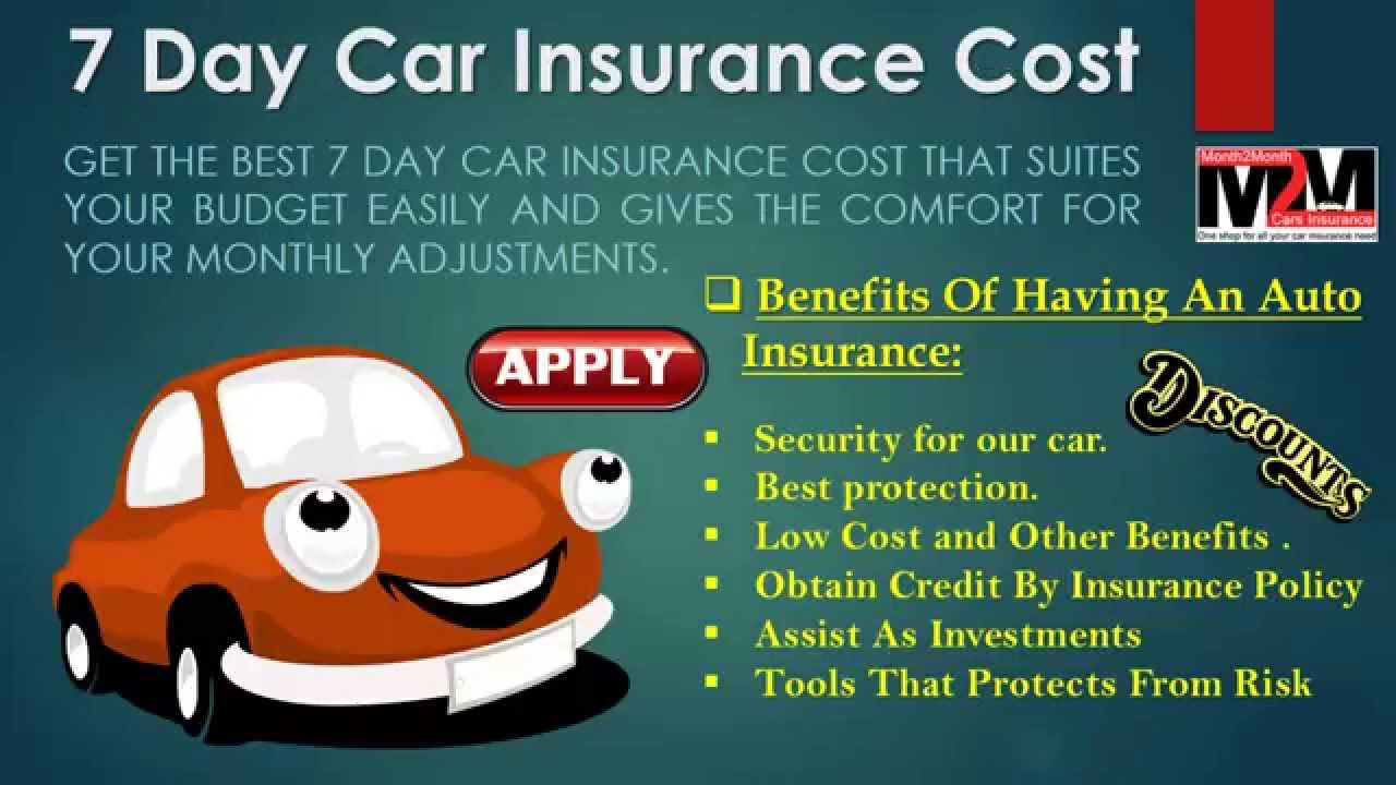 Get Instant Quotes For 7 Day Car Insurance Under 25 in size 1280 X 720