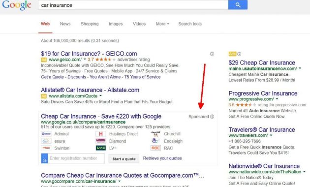 Google Results For Car Insurance Could Look Different Very pertaining to sizing 1202 X 745