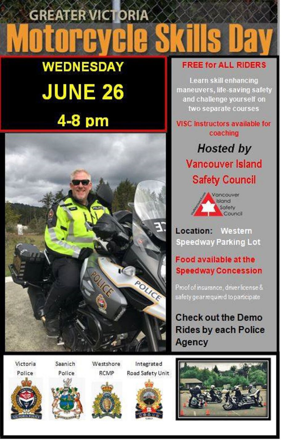 Greater Victoria Motorcycle Skills Day Is Wednesday June regarding proportions 918 X 1428