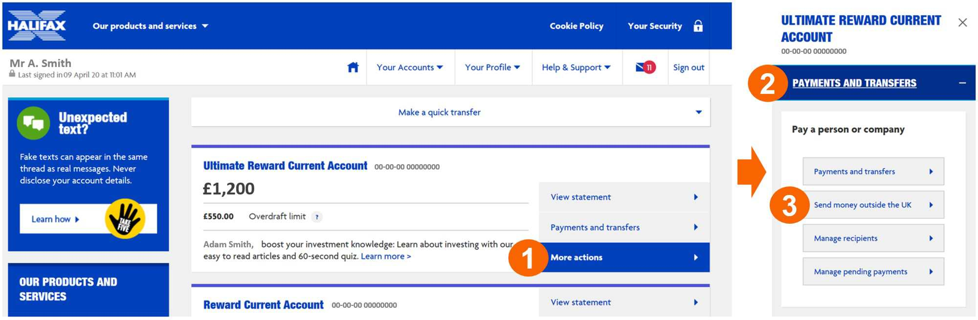 Halifax Uk International Payments regarding measurements 2000 X 655