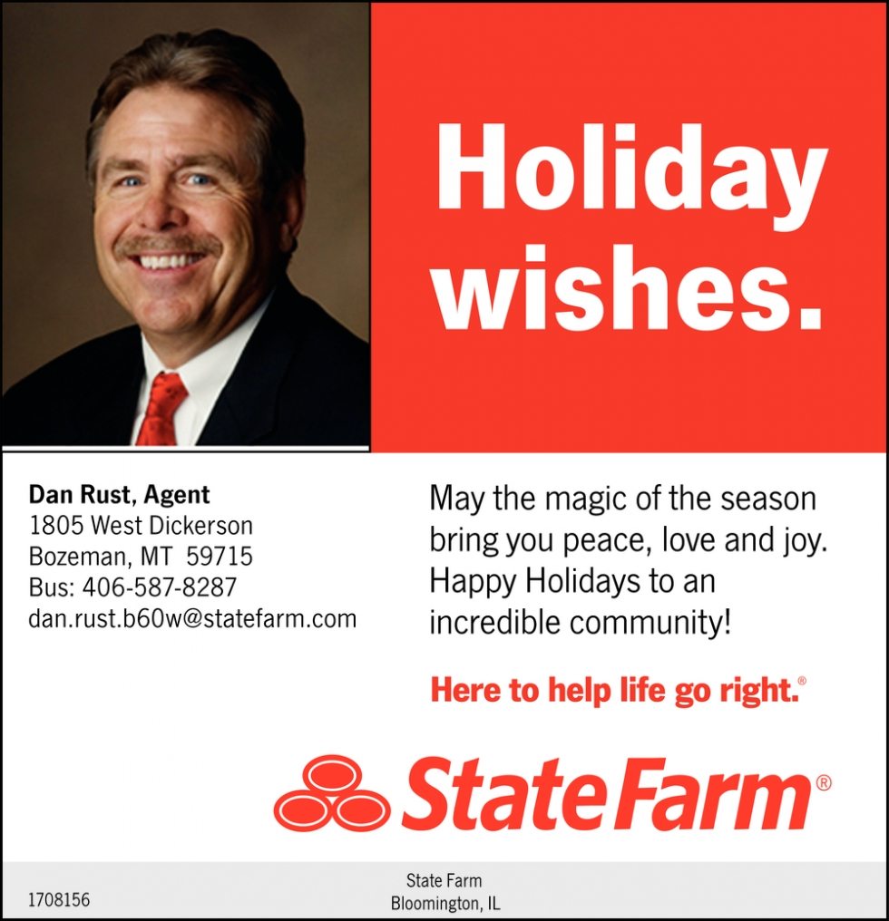 Holiday Wishes Dan Rust State Farm pertaining to proportions 980 X 1016