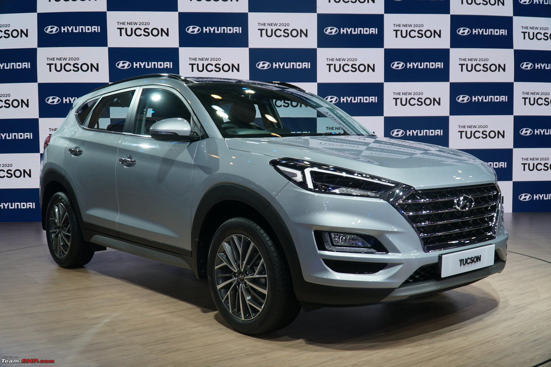 Hyundai Tucson Facelift Auto Expo 2020 Team Bhp for proportions 1920 X 1280