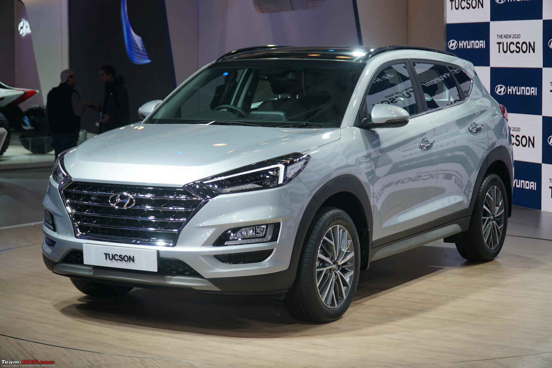 Hyundai Tucson Facelift Auto Expo 2020 Team Bhp pertaining to measurements 1920 X 1280