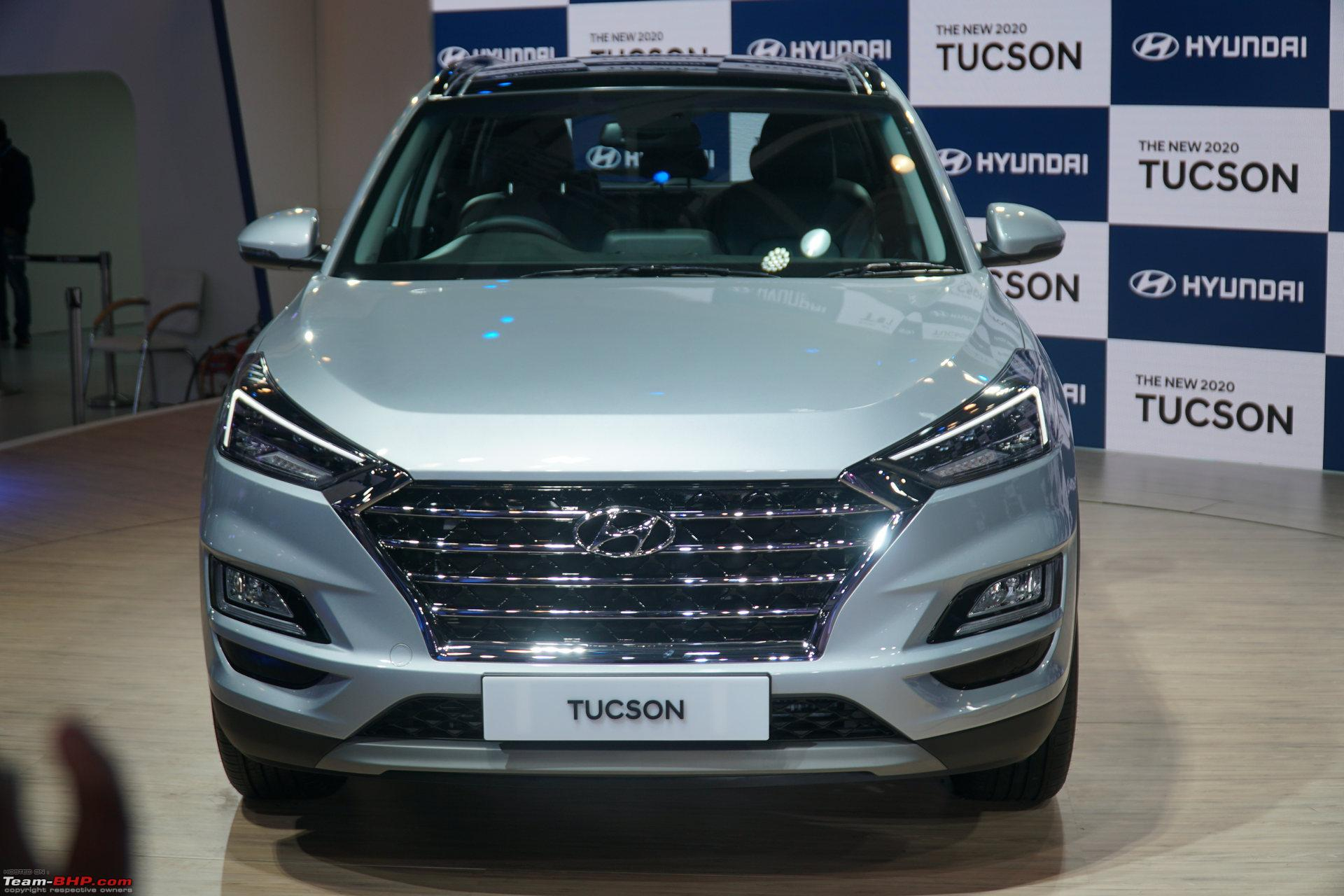 Hyundai Tucson Facelift Auto Expo 2020 Team Bhp regarding proportions 1920 X 1280