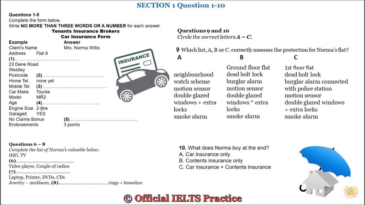 Ielts Listening Test 10 02 2018 With Answers Best Test 2018 inside measurements 1280 X 720