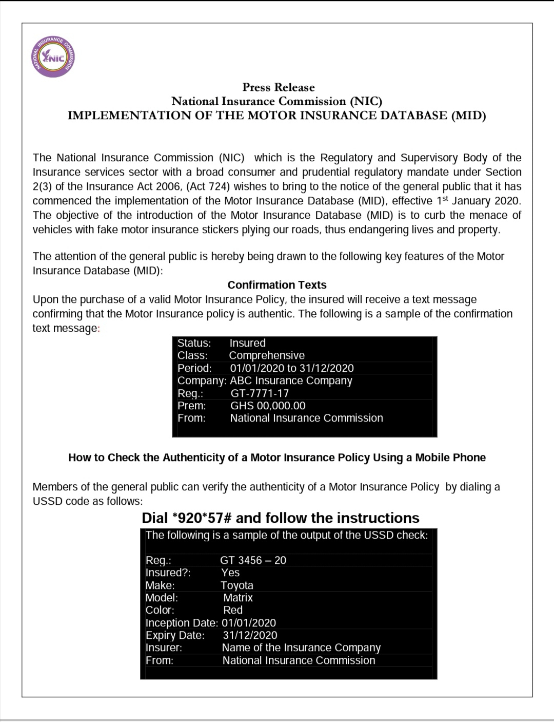 Implementation Of The Motor Insurance Database Mid Nic with measurements 1080 X 1406