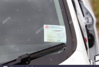 Insurance Car Certificate Display Windscreen Stock Photo pertaining to size 1300 X 1001