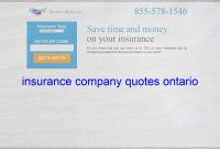 Insurance Company Quotes Ontario Life Insurance Quotes with dimensions 1365 X 768