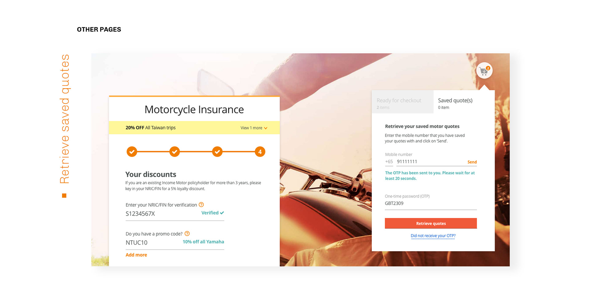 Insurance E Commerce Site Revamp 2017 On Behance pertaining to dimensions 1920 X 983