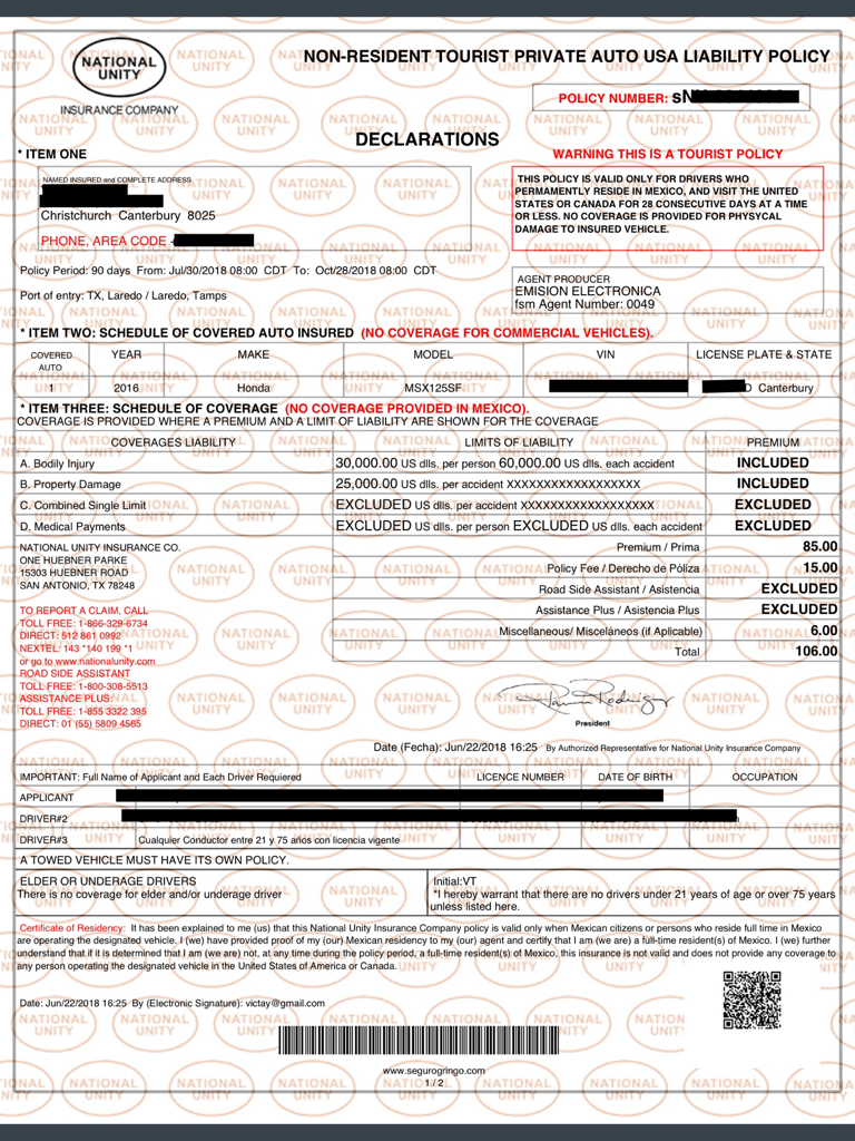 Insurance For A Foreign Bike In The Us Page 5 Horizons pertaining to size 768 X 1024