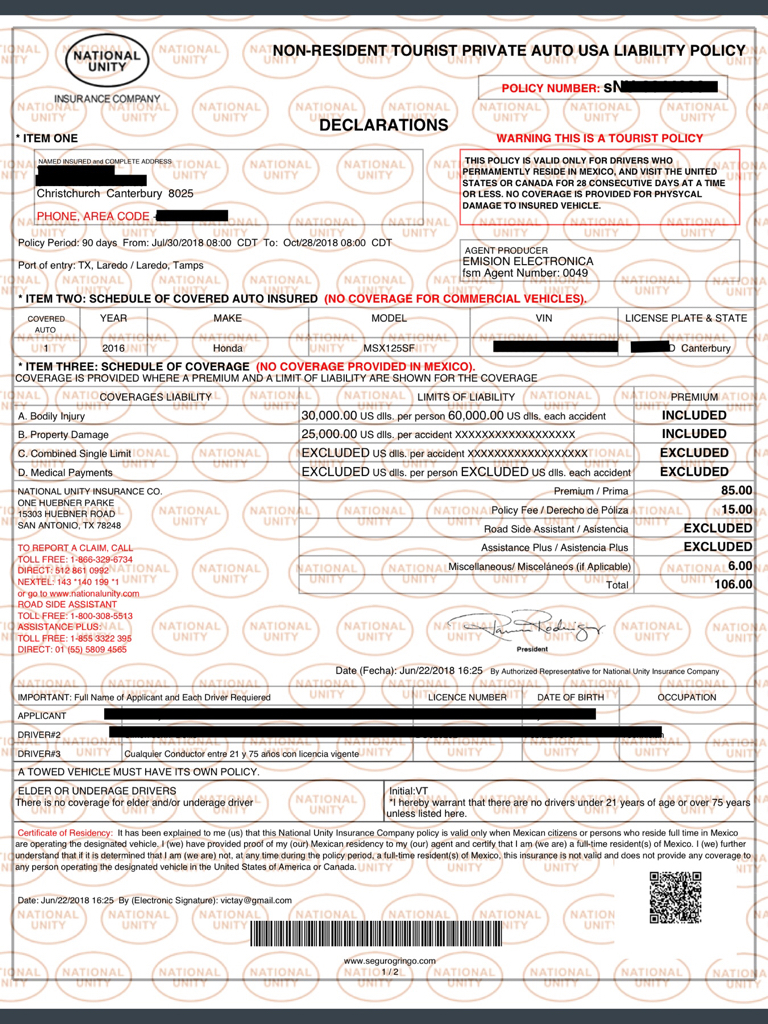 Insurance For A Foreign Bike In The Us Page 5 Horizons regarding size 768 X 1024