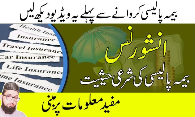Insurance In Islam Insurance Policy Halal Or Haram In Islam Bima Policy In Islam inside measurements 1280 X 720