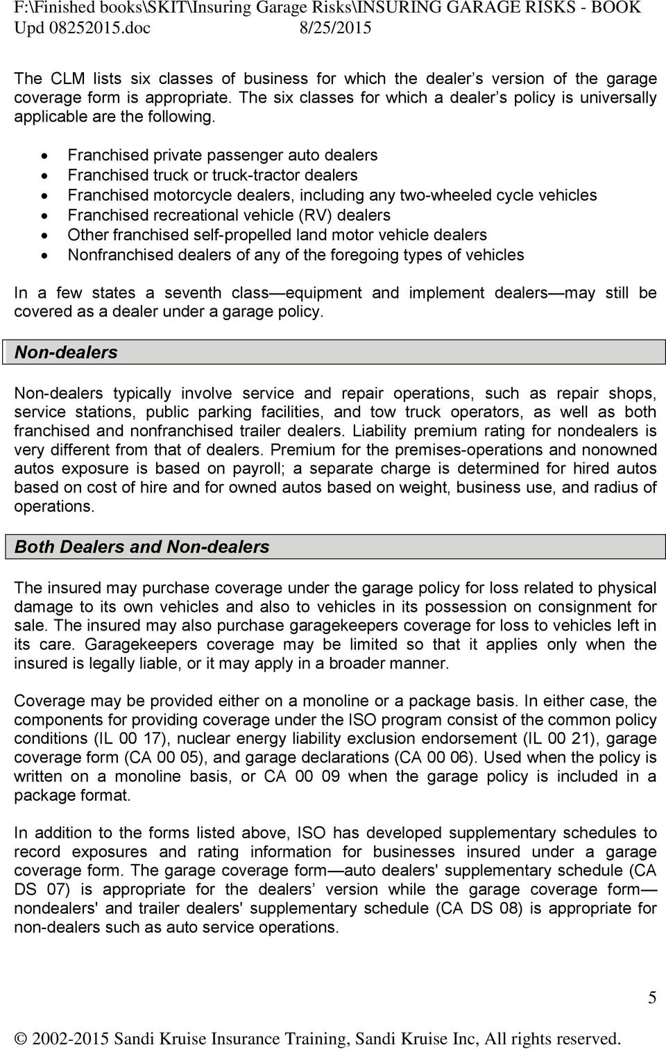 Insuring Garage Risks Pdf Free Download in measurements 960 X 1512