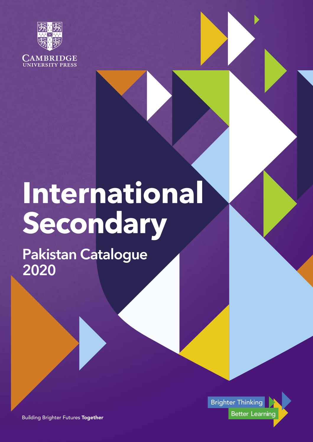 International Secondary Pakistan Catalogue 2020 Cambridge with proportions 1059 X 1497