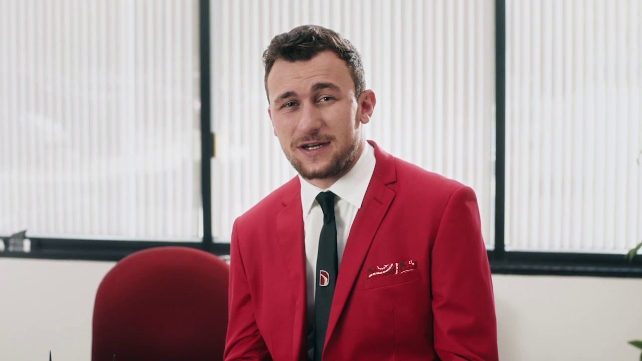 Johnny Manziel Is Back But This Time Hes Selling Insurance with dimensions 1280 X 720