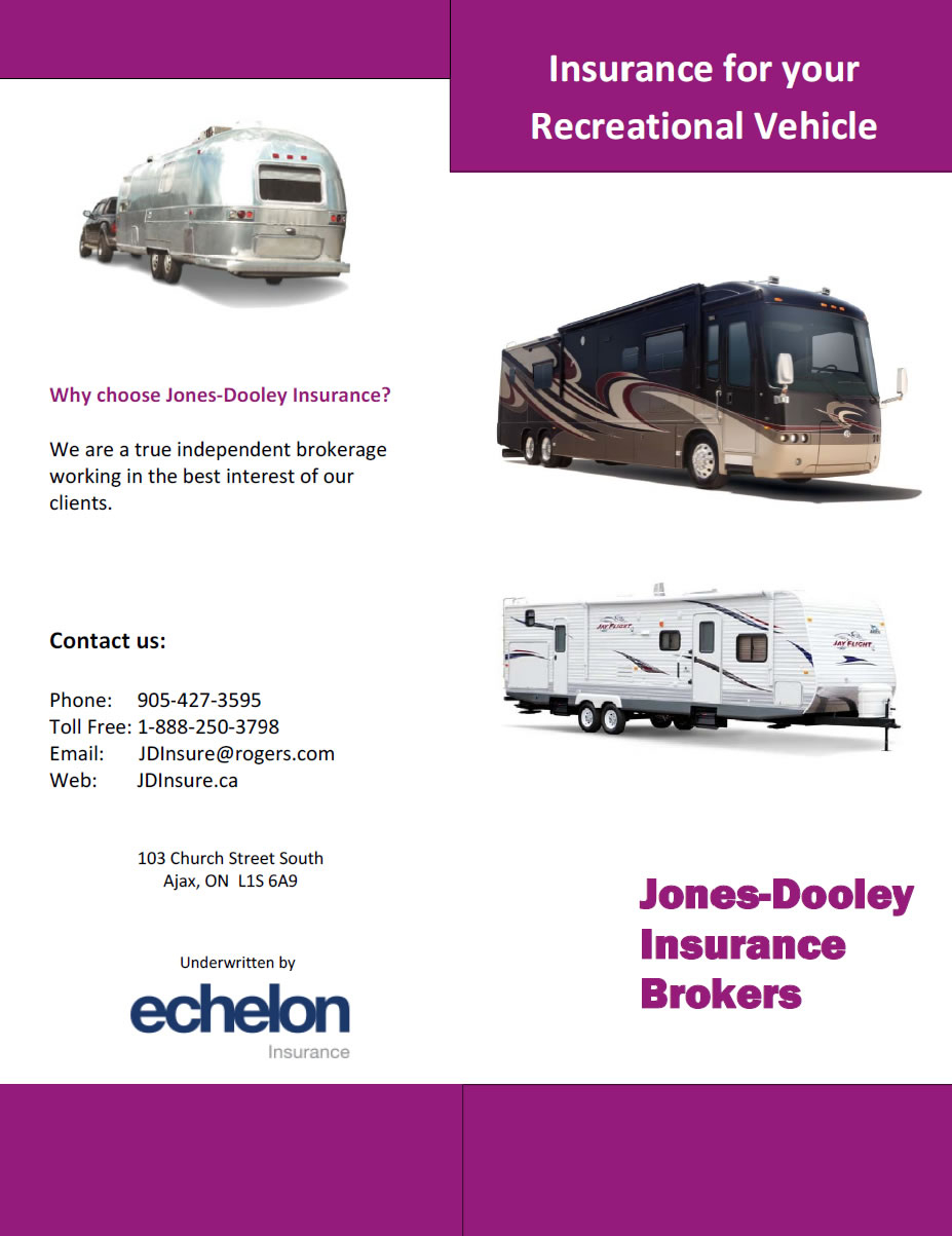 Jones Dooley Insurance Brokers Quotes Rv Trailers Motorhome for proportions 927 X 1203