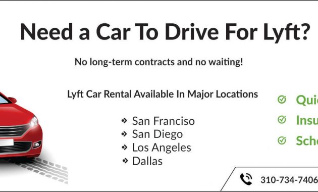 Lyft Car Rental Ca Sf Nj La Lyft Driver Car Rental inside dimensions 1977 X 624