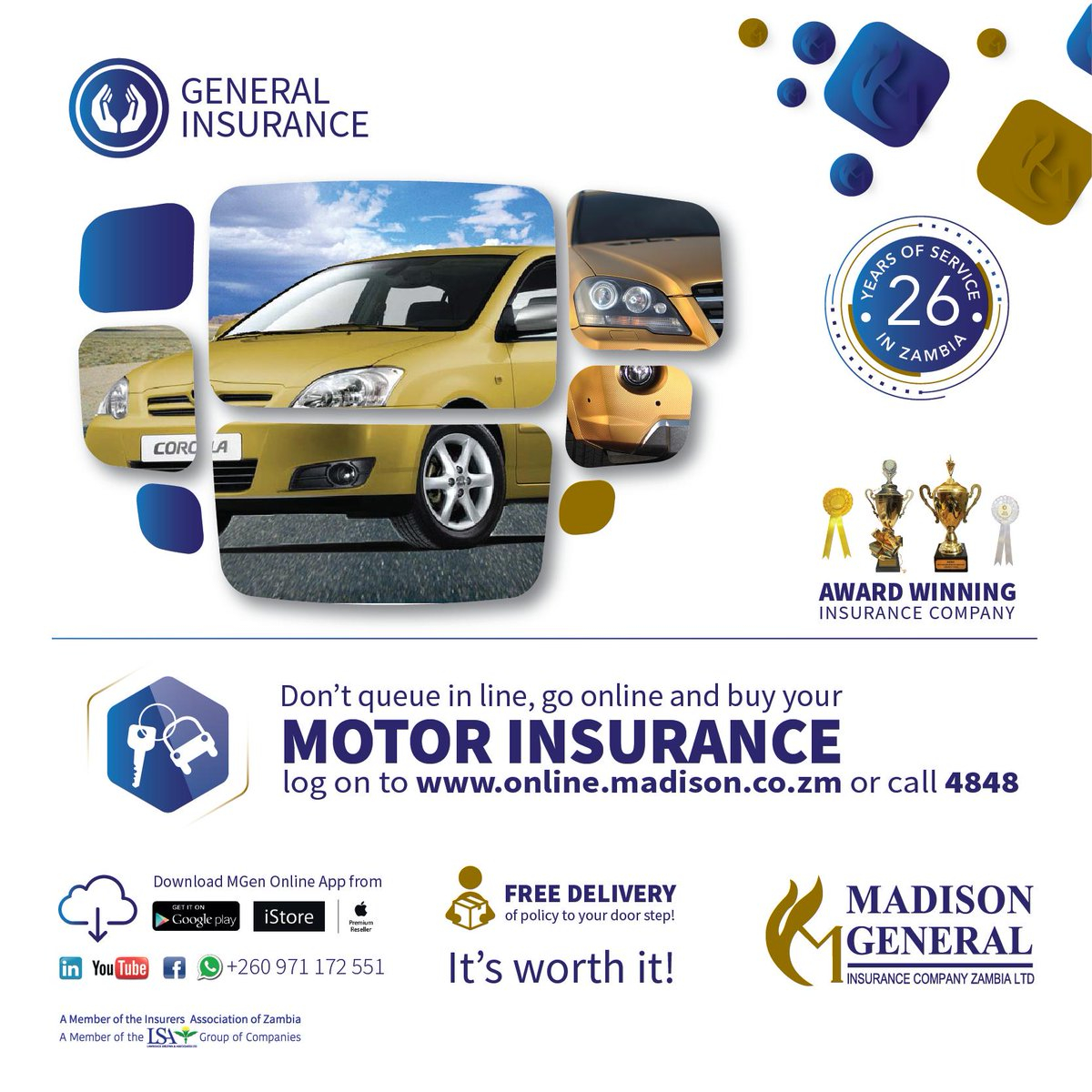 Madison General Insurance Company Zambia Ltd Mgenzambia for measurements 1200 X 1200