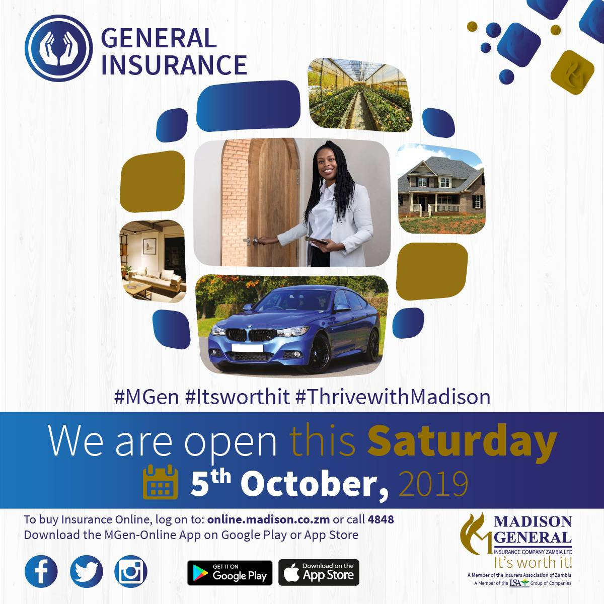 Madison General Insurance Company Zambia Ltd On Twitter We throughout dimensions 1200 X 1200