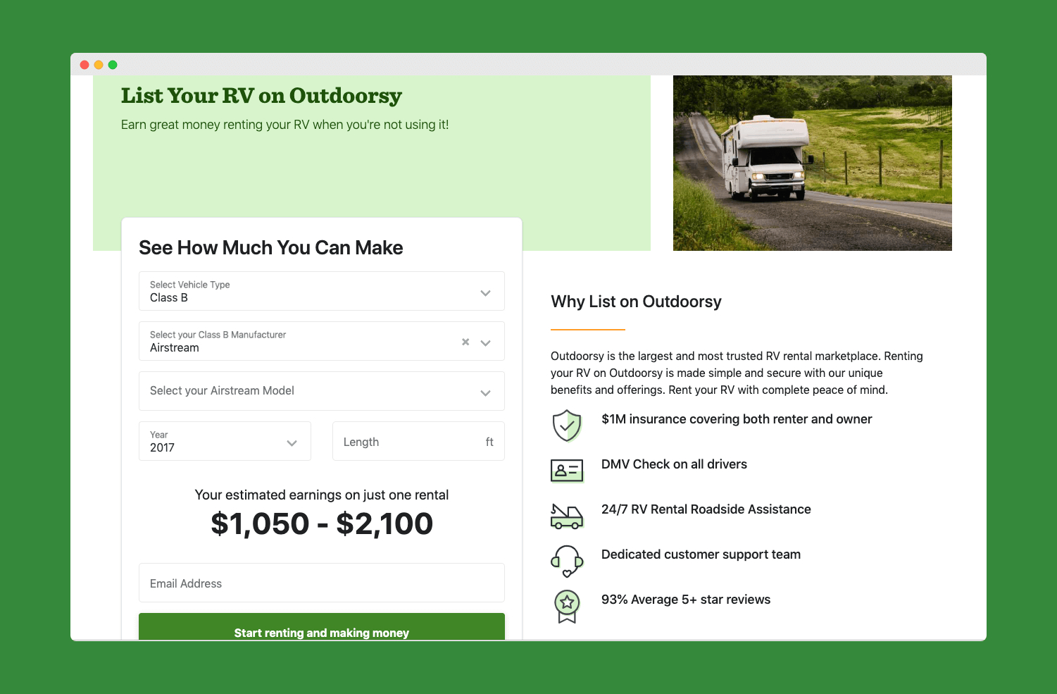 Make Extra Cash Renting Out Your Rv With Rvshare And within measurements 1501 X 985