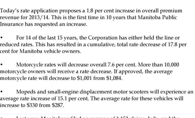 Manitoba Public Insurance Applies For 18 Overall Rate throughout proportions 960 X 1212