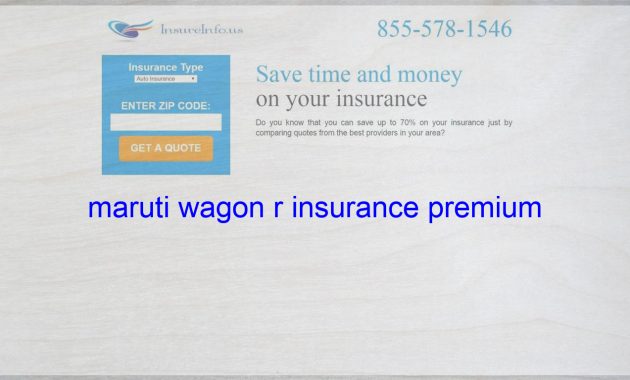 Maruti Wagon R Insurance Premium Life Insurance Quotes regarding size 1365 X 768