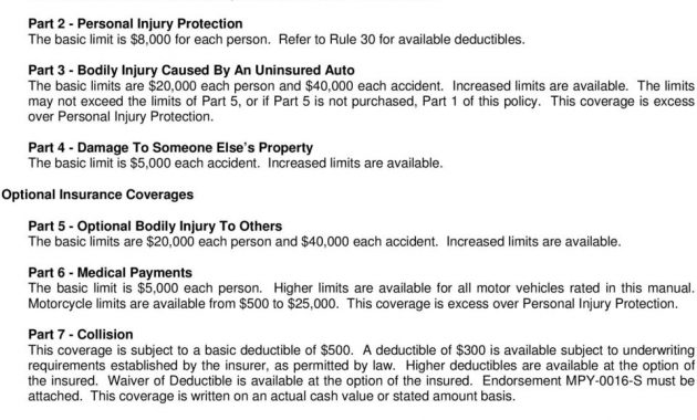 Massachusetts Automobile Insurance Manual Private Passenger within sizing 960 X 1469