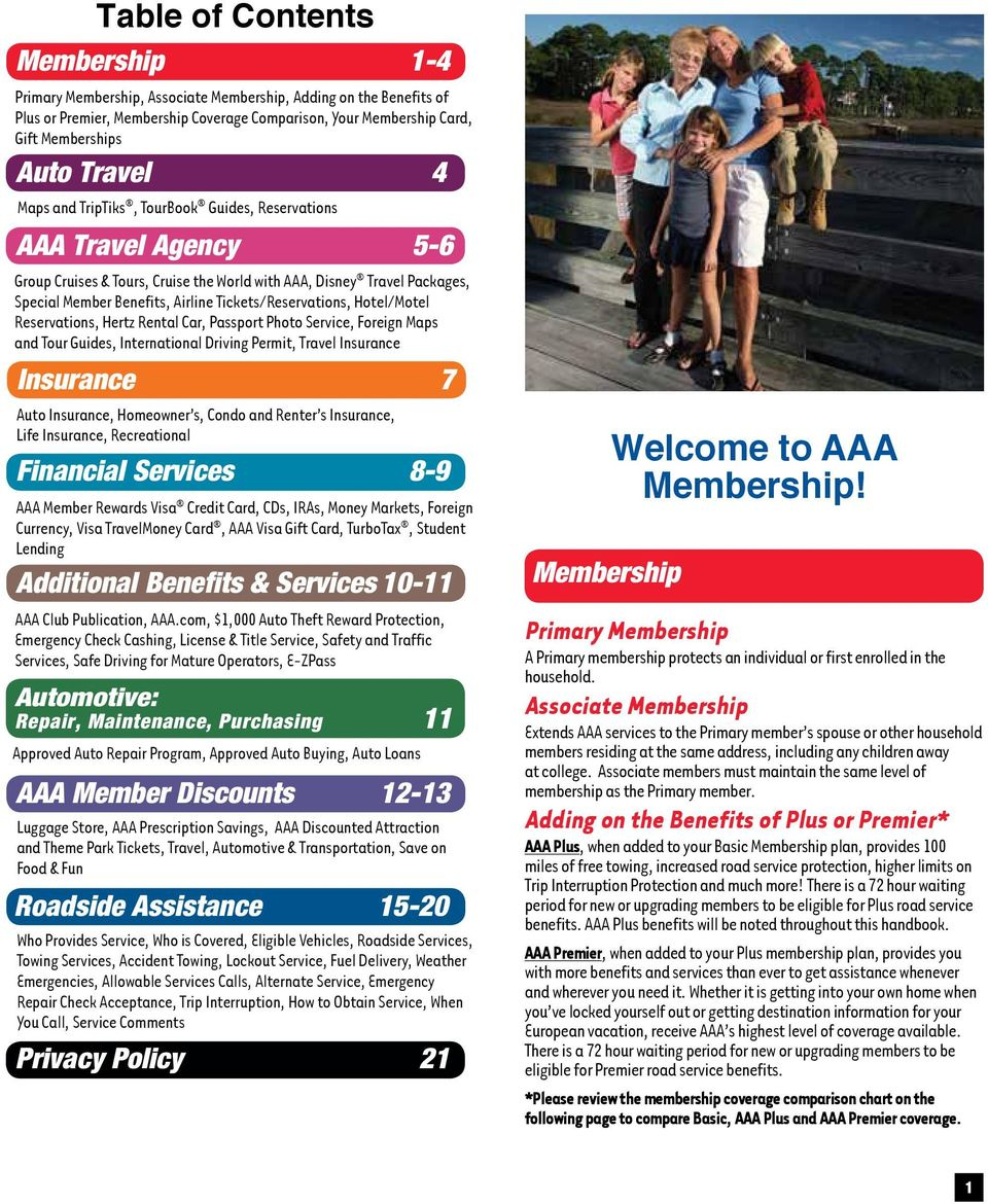 Member Handbook Renew Aaa Membership Automotive inside sizing 960 X 1170