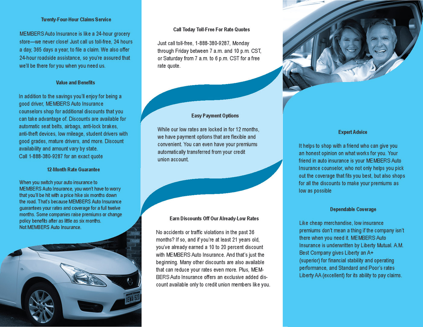 Members Auto Insurance Brochure On Behance in sizing 1400 X 1082