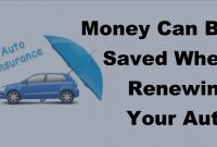 Money Can Be Saved When Renewing Your Auto Insurance 2017 Car Insurance Renewal with regard to size 1280 X 720