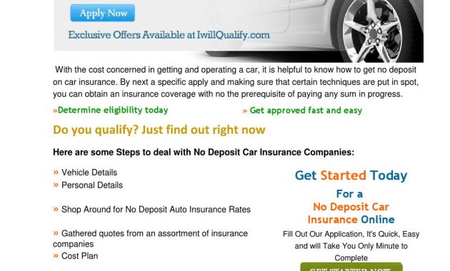 Monthly Car Insurance With No Deposit Jacks Smith Issuu in measurements 1159 X 1499